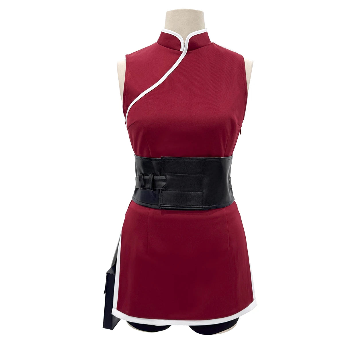 Anime-Inspired Cosplay Costume Top Shorts & Pouch Set