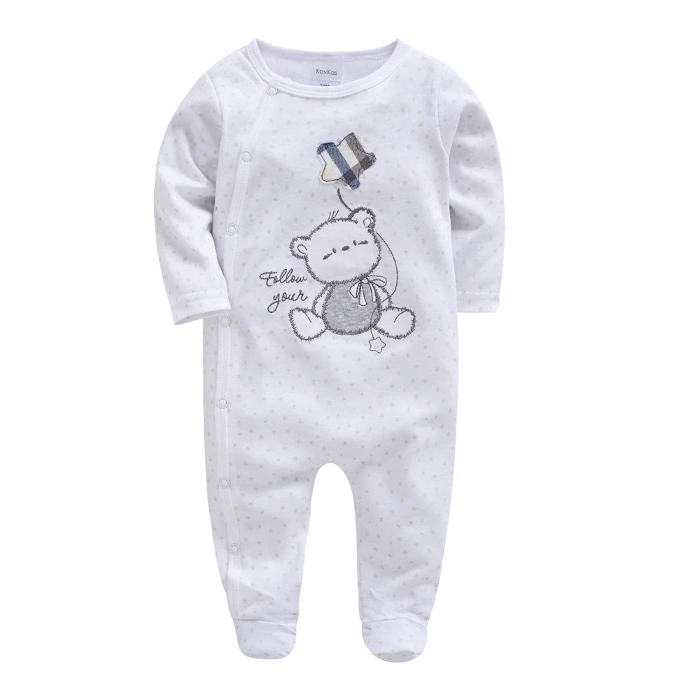 Honeyzone Barboteuse Bebe Fille Baby Costume Baby Girl Clothes White Full Sleeve Baby Jumpsuit Bebe Invierno Monos Verano Pelele