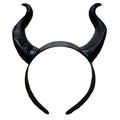 Black Horned Witch Headband, Halloween Costume Headpiece
