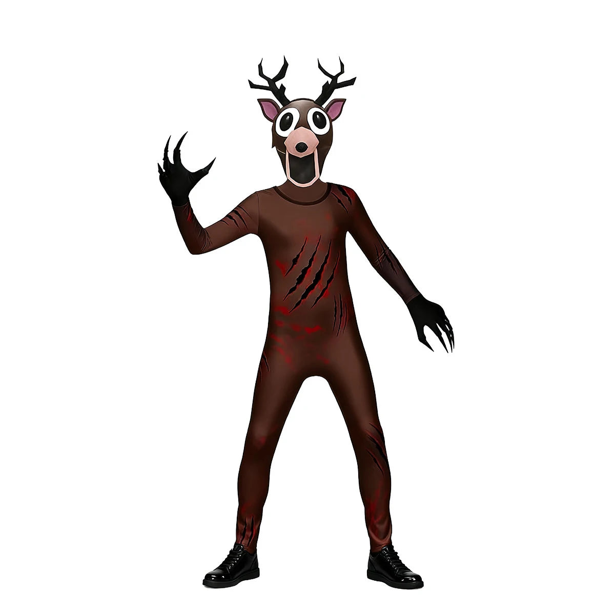 Forest Deer Animal Cosplay Jumpsuit for Kids & Adults
