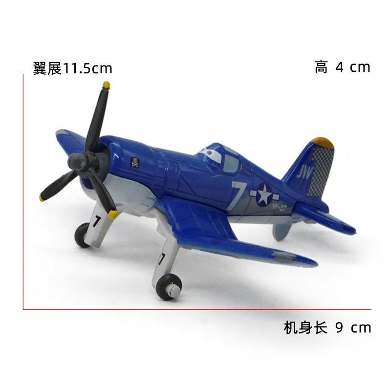 Planes Toys Dust Crophopper Skipper Dottie Ehsani Metal Diecast Fighter Aircraft Collectible Model Peripheral Toys Birthday Gift