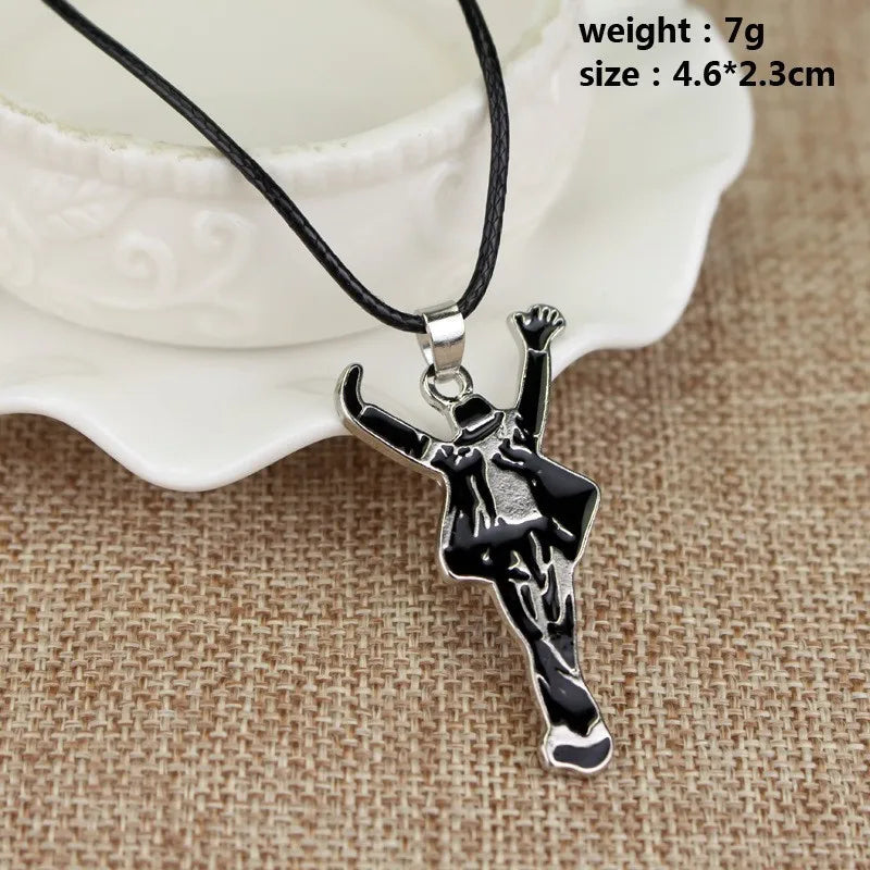 Rock Singer Inspired Pendant Necklace Punk Costume Accessory