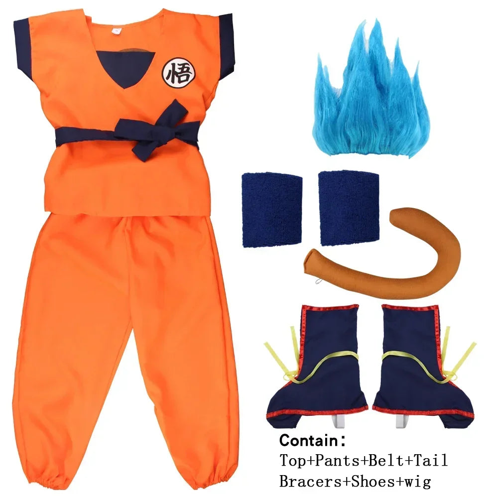 Kids & Adult Martial Arts Warrior Cosplay Costume Set