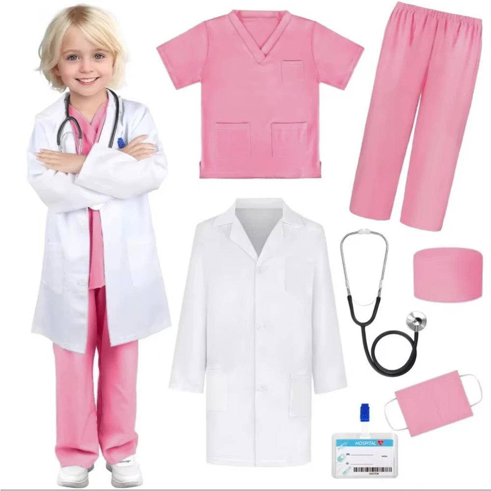Medical Lab Coat Costume for Science, Cosplay & Parties