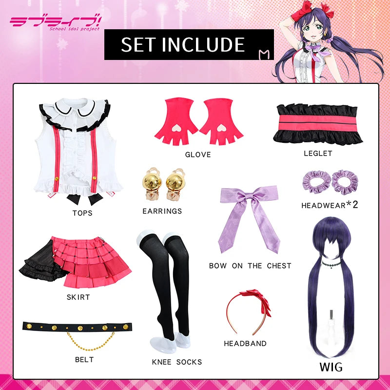 Women’s Anime-Inspired Carnival Uniform Cosplay Costume