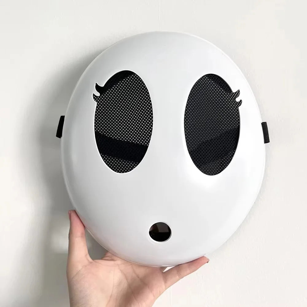 White Mask Costume Prop for Halloween Cosplay & Parties