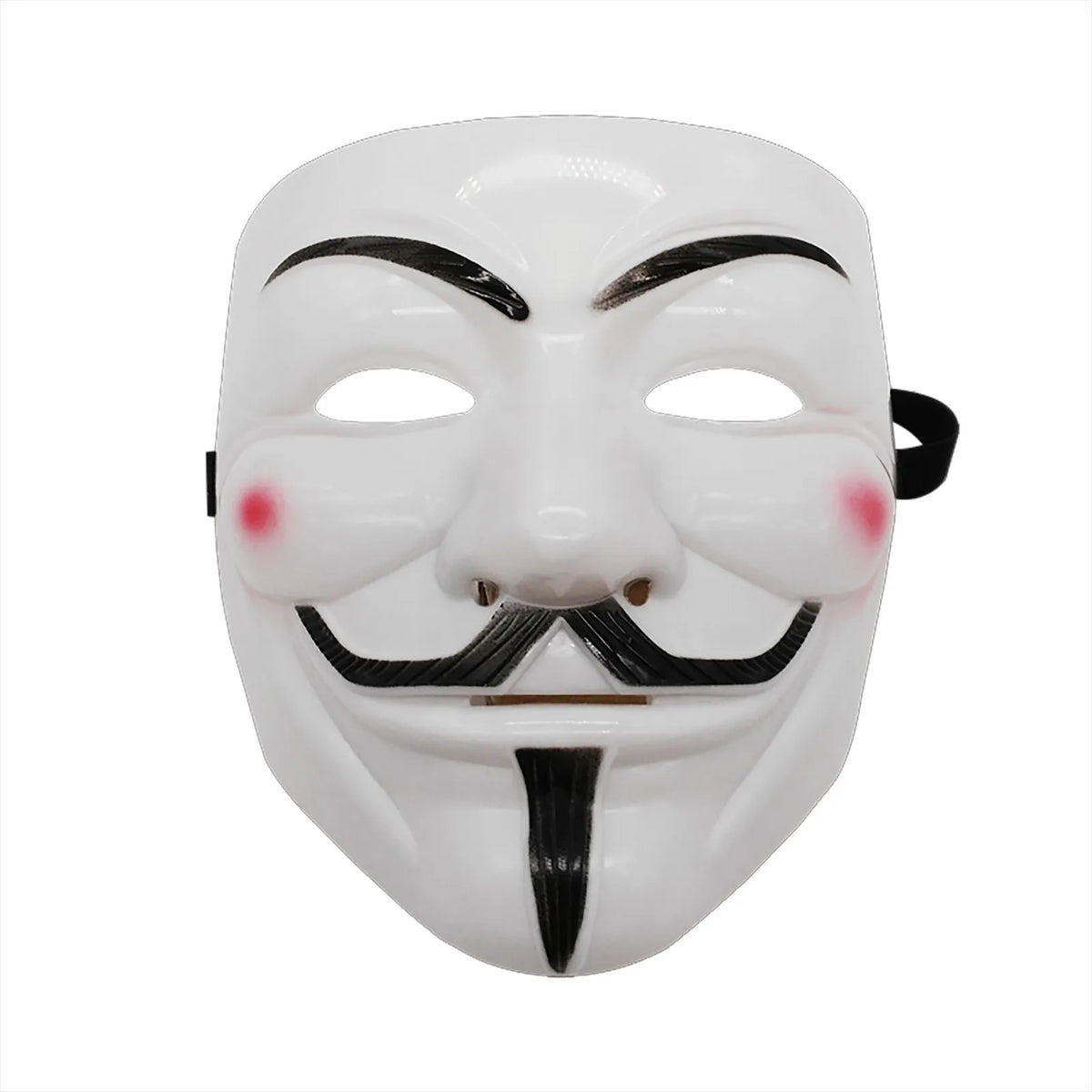 Black White Anonymous Style Halloween Cosplay Face Mask