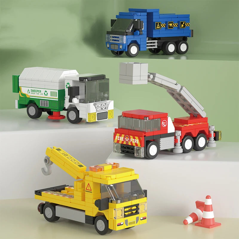 8 Puzzle Toys, Building Blocks, Sliding Cars, City Themed Simulation Vehicles, Exquisite Interior Decorations, Holiday Gifts