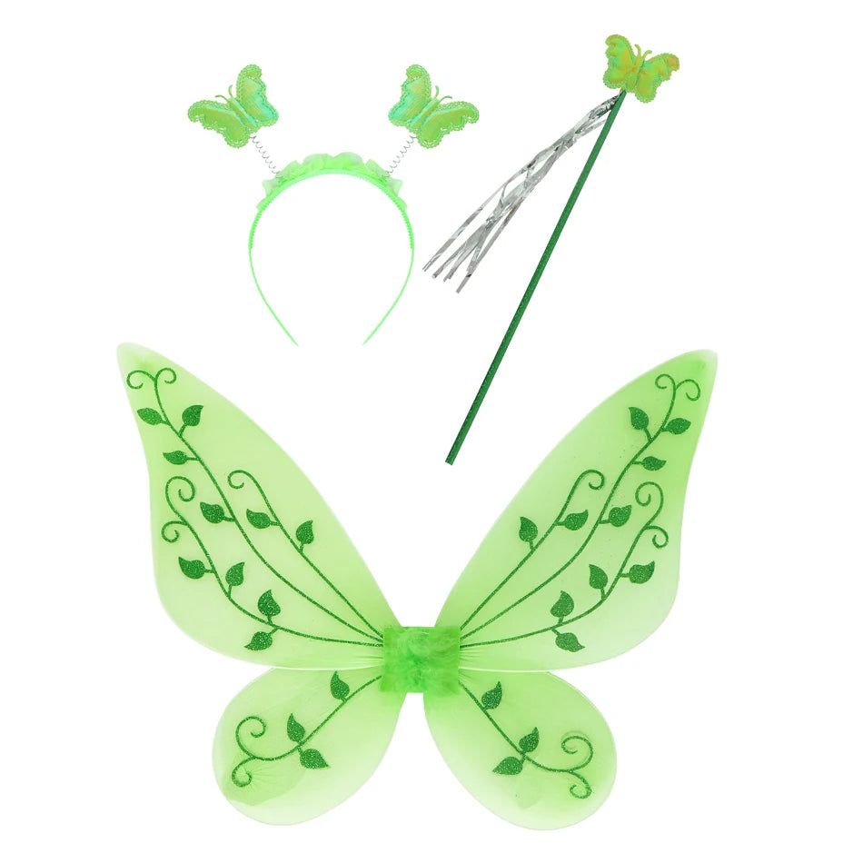Girls Flower Fairy Princess Dress Costume for Summer Parties