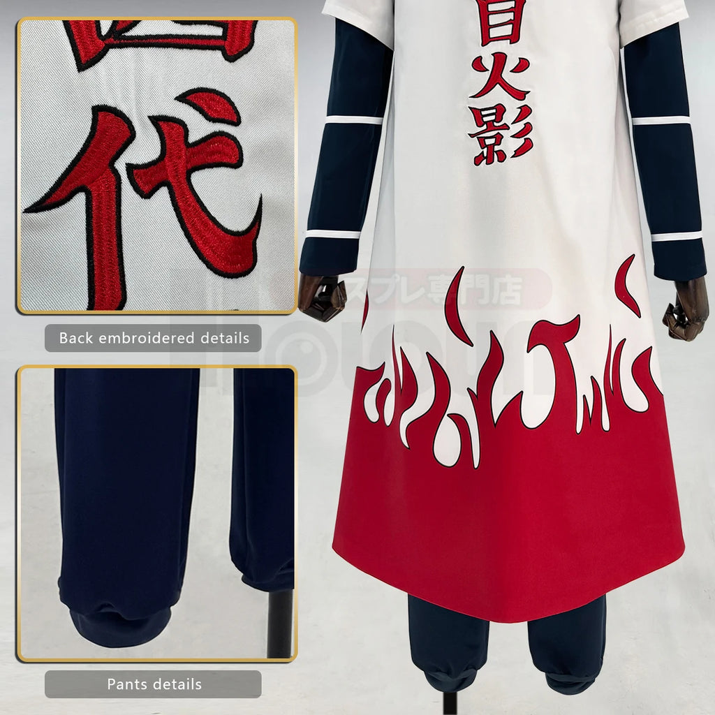 Anime-Inspired Ninja Cosplay Costume Cloak Vest & Pants