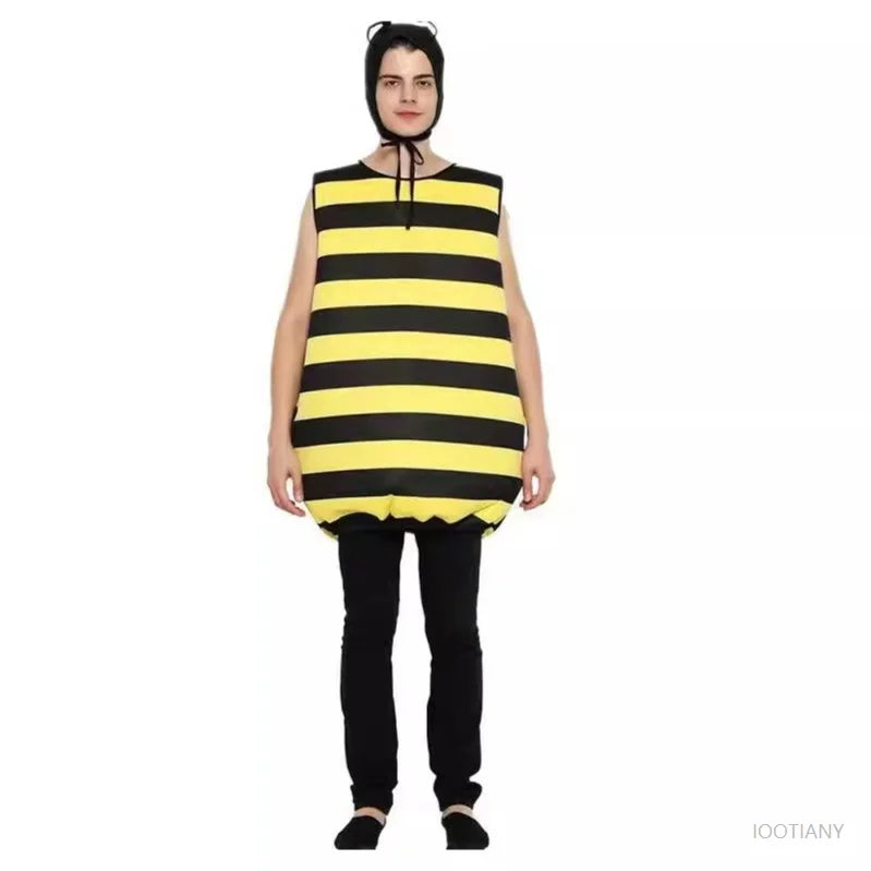 2025 Halloween Baby Gift Children's Bee Cosplay Costume Carnival Costume Boy Girl Cute Insect Dress Stage Performance Jumpsuit
