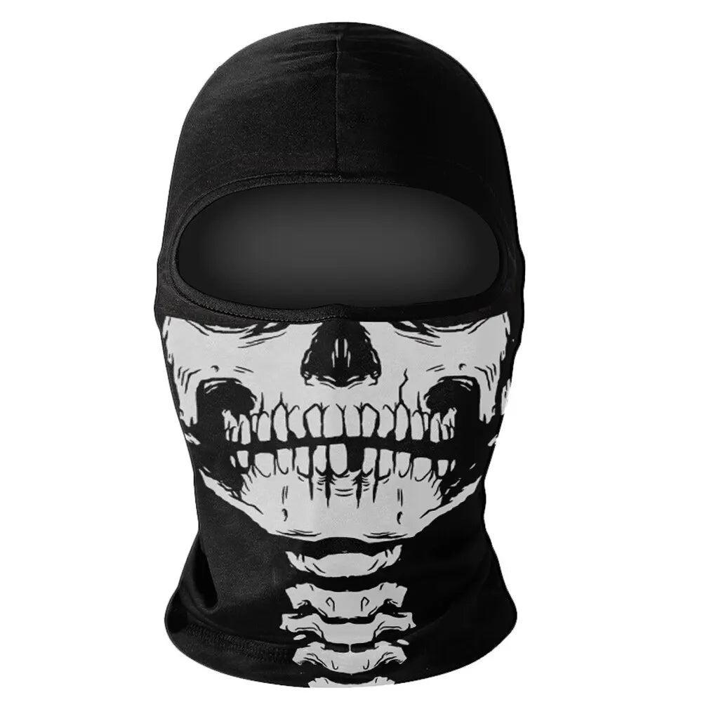 Skull Balaclava Mask Windproof Outdoor Costume Headwear