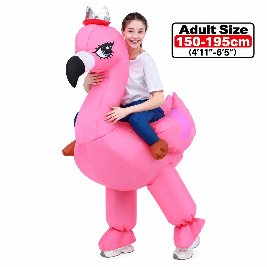 Adult Green Alien Inflatable Costume for Halloween & Parties