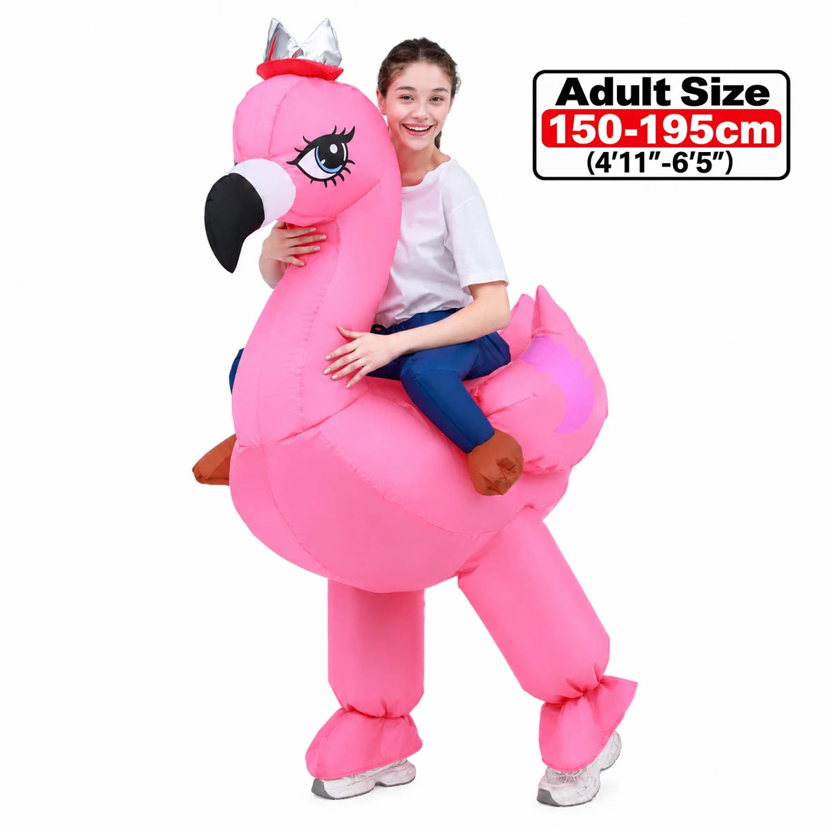 Adult Green Alien Inflatable Costume for Halloween & Parties