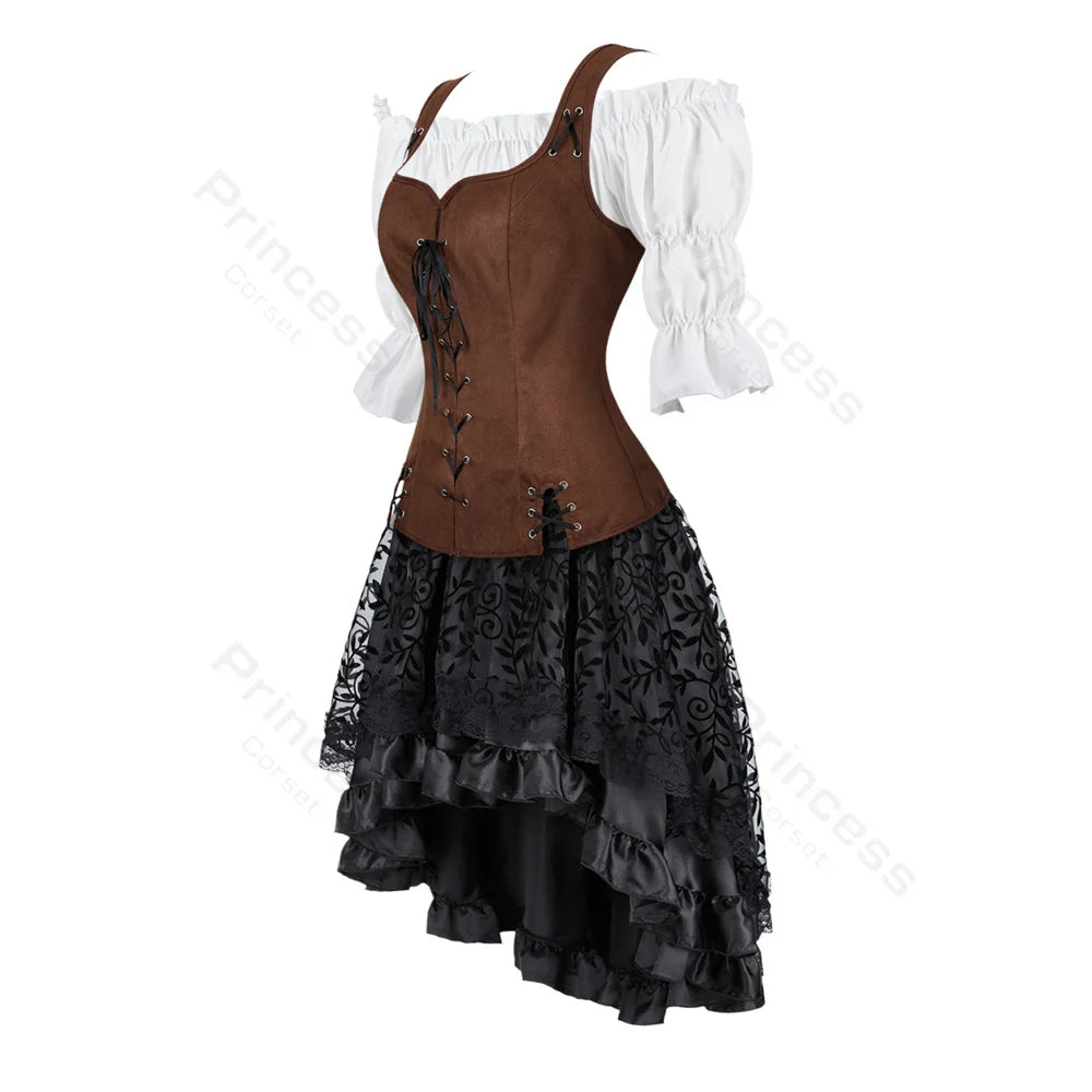 Women’s Pirate Renaissance Costume Dress