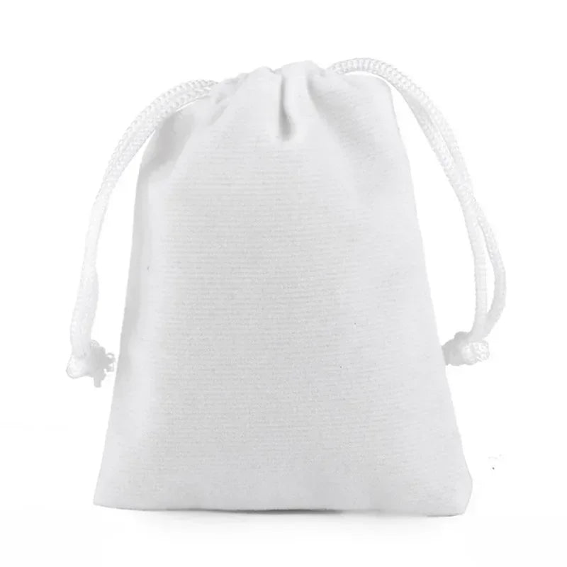 10/5/2PCS Velvet Drawstring Bags Satin Gift Bags Velvet Cloth Jewelry Pouches Wedding Favor Drawstring Bag Christmas Bag 5-5CM