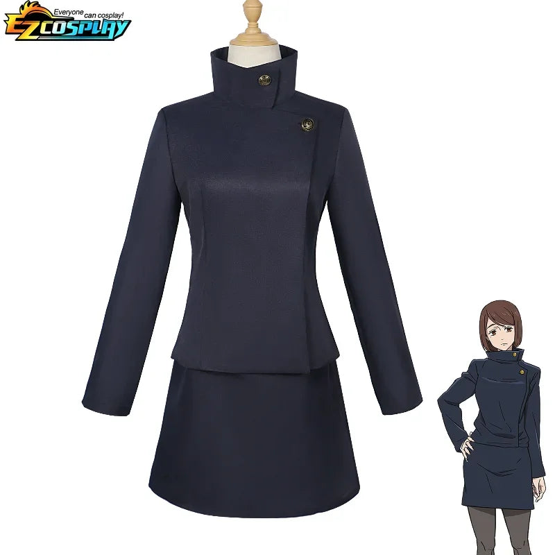 Anime Jujutsu Kaisen Ieiri Shōko Cosplay Kostuum Kleding Halloween Rollenspel Ieiri Shōko Jurken High School Uniform Rok