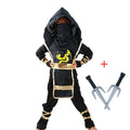 Boys Ninja Costume with Foam Accessories for Halloween