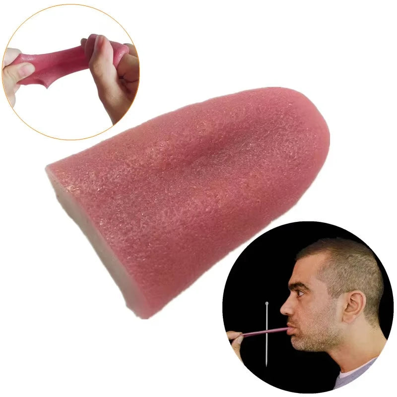 Fake Tongue Prank Prop Realistic Magic Trick Halloween Accessory