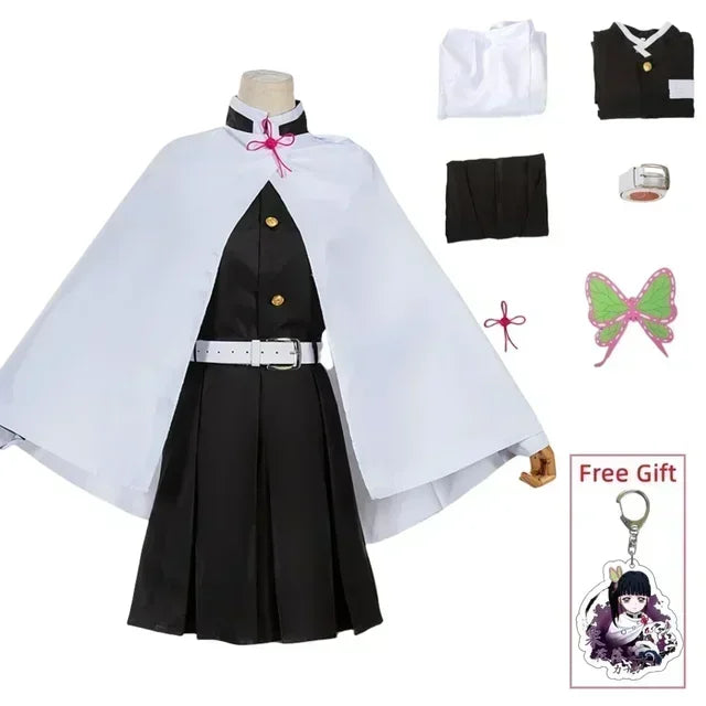 Anime-Inspired Kimono Cosplay Costume with Wig for Women