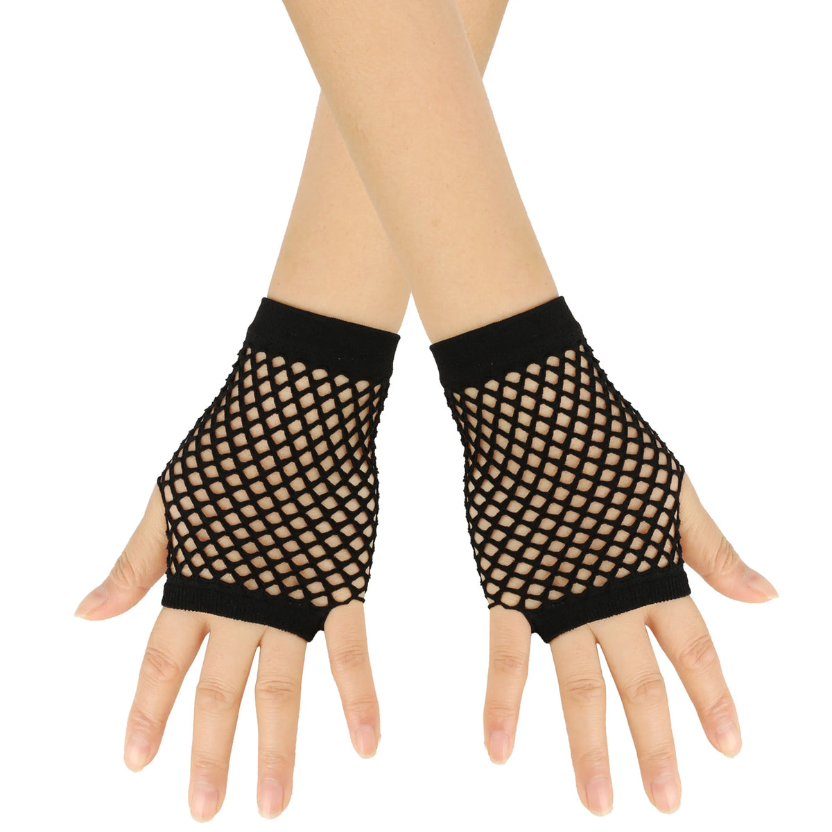 Fingerless Fishnet Gloves for Party Dance and Costume