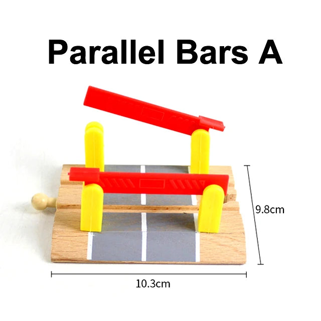 Wooden Train Track Racing Railway Toys All Kinds Wooden Track Accessories Fit for Biro Wood Tracks Toys for Children Gift