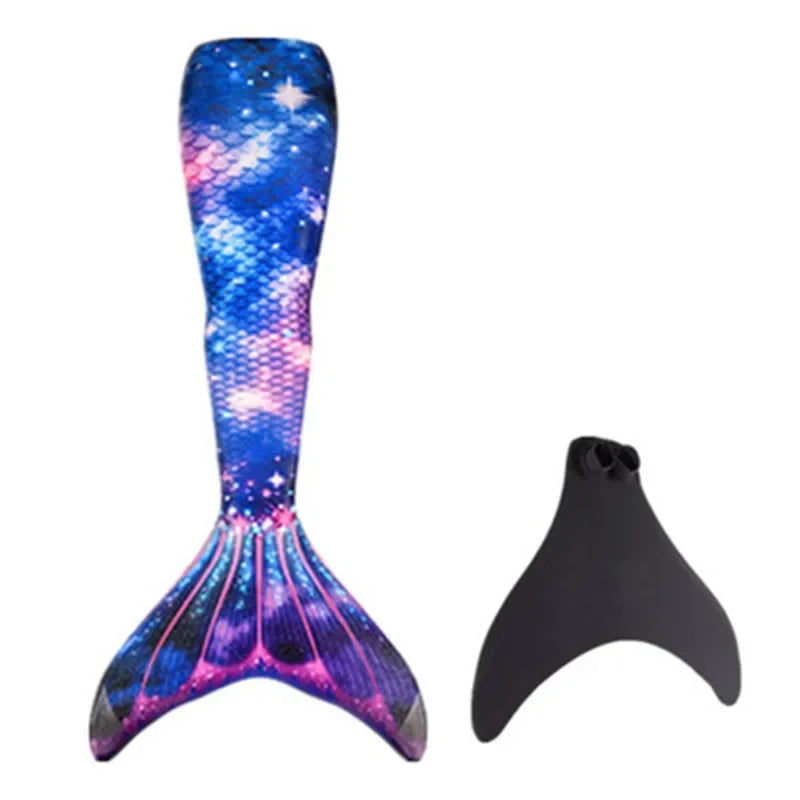 Kids & Adult Mermaid Tail Costume with Monofin Fin
