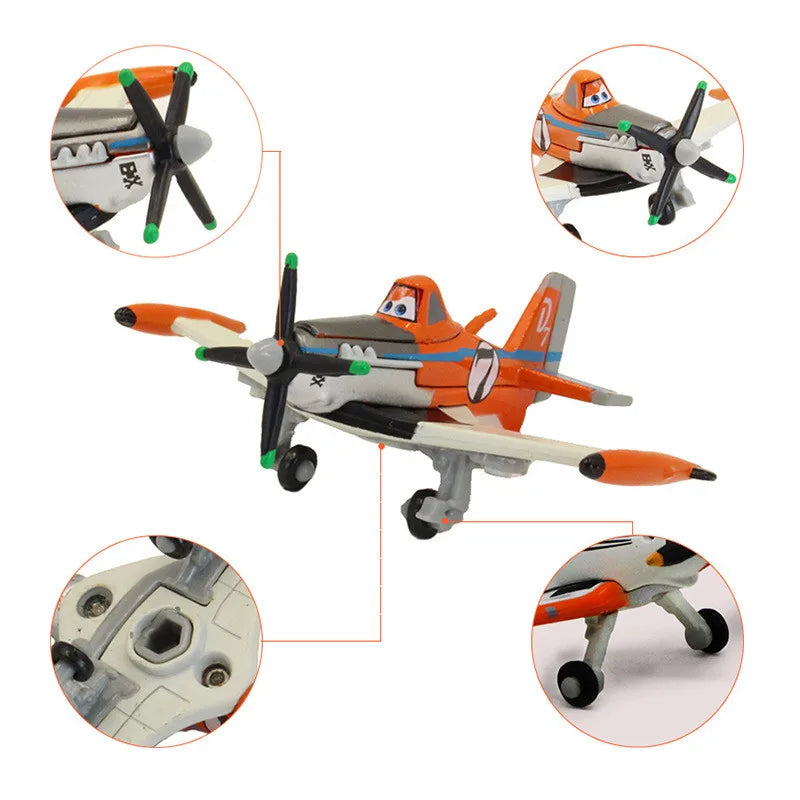 Planes Toys Dust Crophopper Skipper Dottie Ehsani Metal Diecast Fighter Aircraft Collectible Model Peripheral Toys Birthday Gift