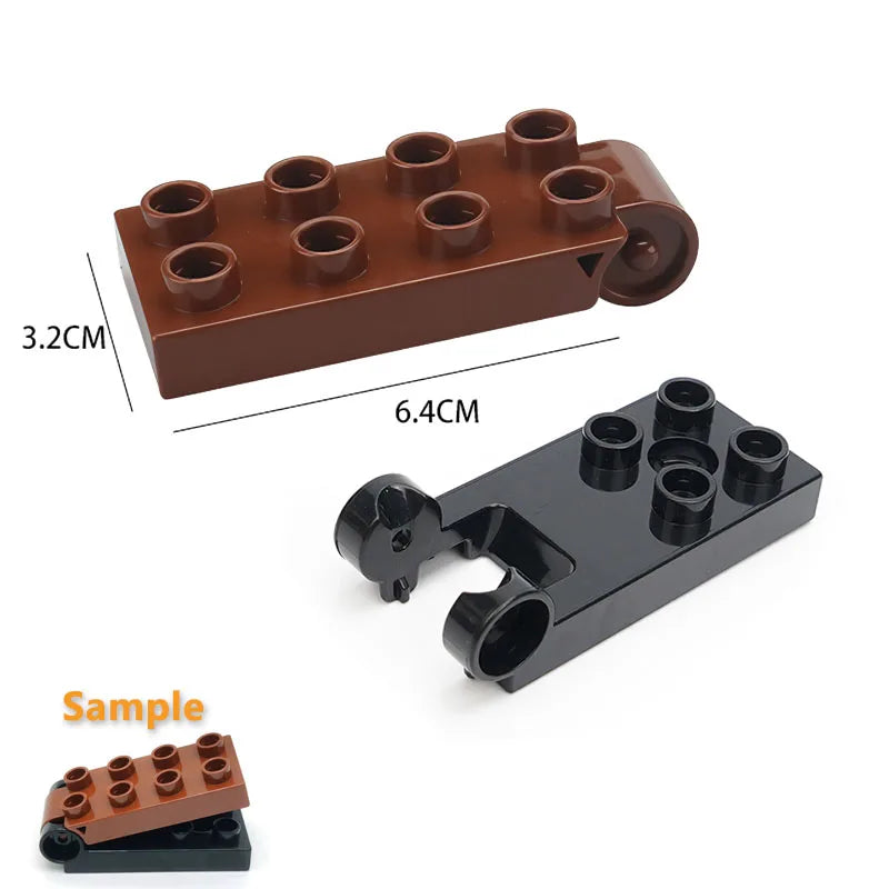 Big Building Blocks Construction Traffic Machinery Creativity Car Accessories Crane Excavator Bricks Toys For Children Baby Gift
