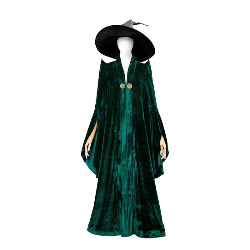 Women’s Wizard Professor Robe Costume for Halloween