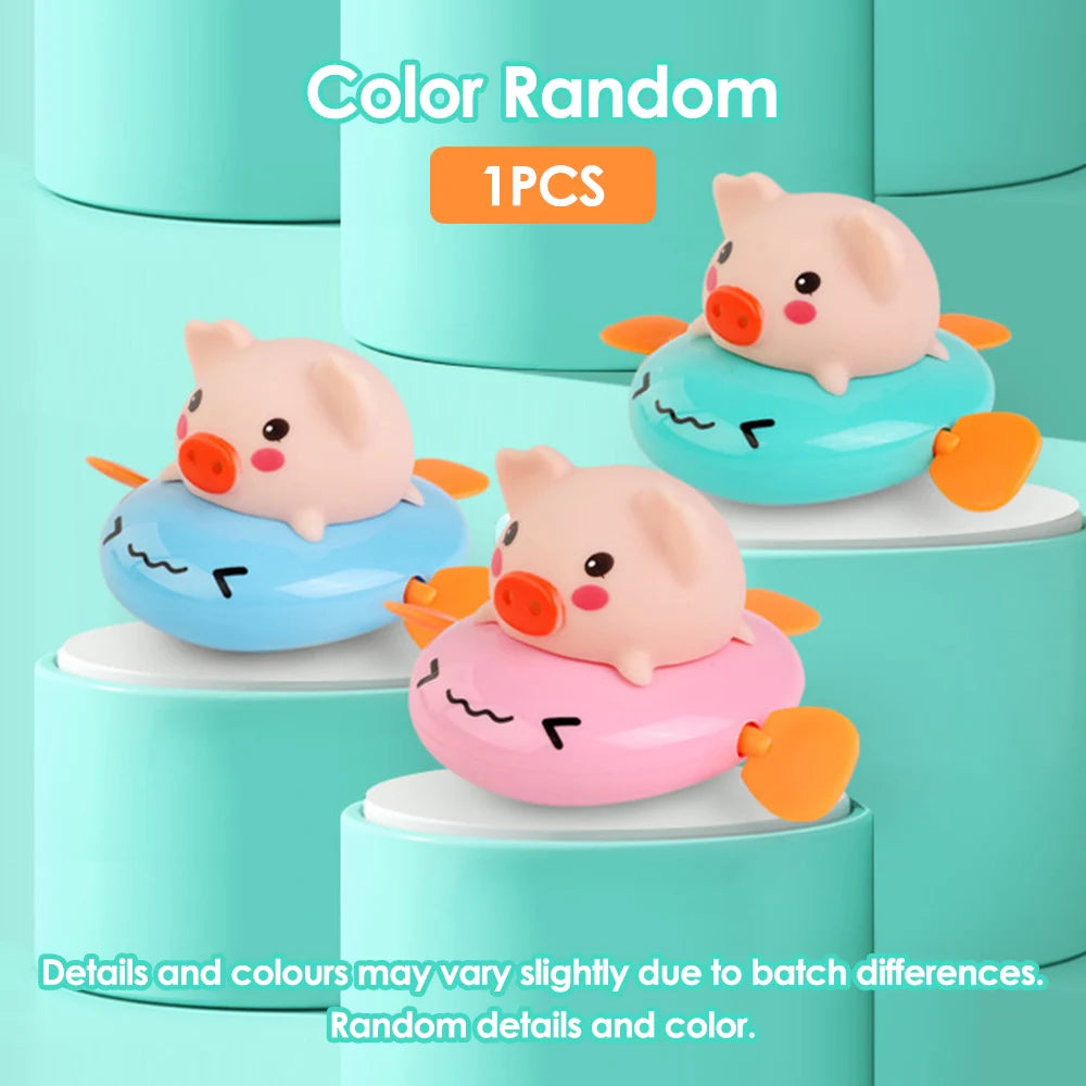 Baby Bath Toy, Bathing Cute Ducks, Piglets Cows Swimming Water Spraying Clouds Shower Bath Toy For Kids Water Playing Toy