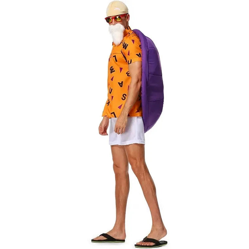 Green Anime-Inspired Character Cosplay Costume for Men