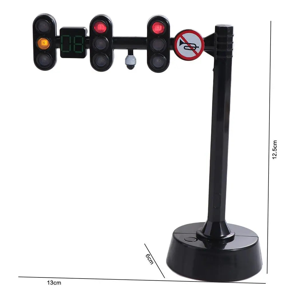 Safety Traffic Toy Light Signs Model Traffic Mini Stop Model Toys Simulation Mini Traffic Light Building Blocks Kids Gift