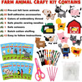 Christmas Sewing Kit Animal Sewing Craft Kit Farm Animal Toy DIY Crafting Sewing Set Educational Craft Set For Children Gifts