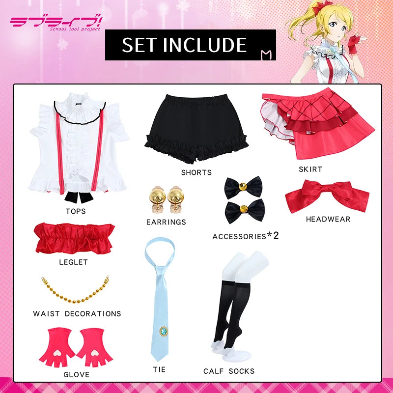 Women’s Anime-Inspired Carnival Uniform Cosplay Costume