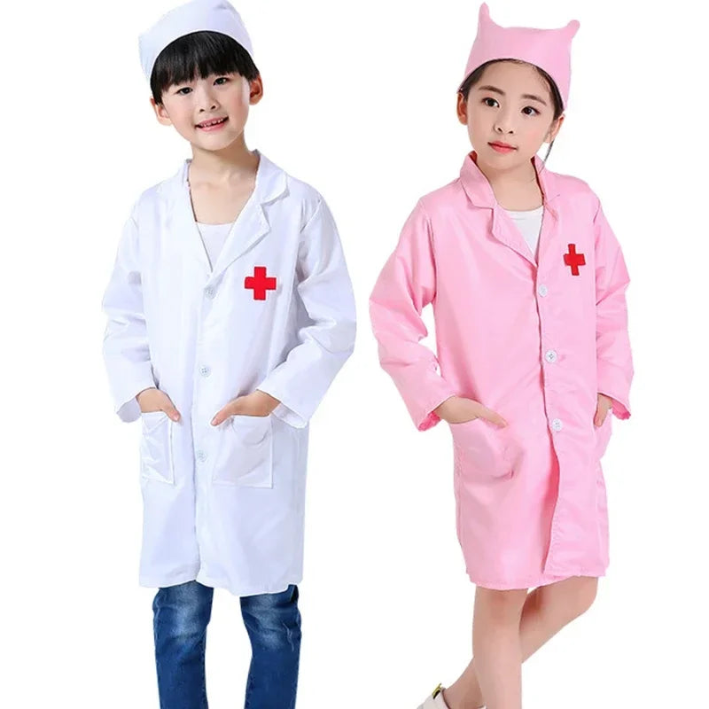 Doctor Nurse White Coat Costume for Cosplay & Role Play