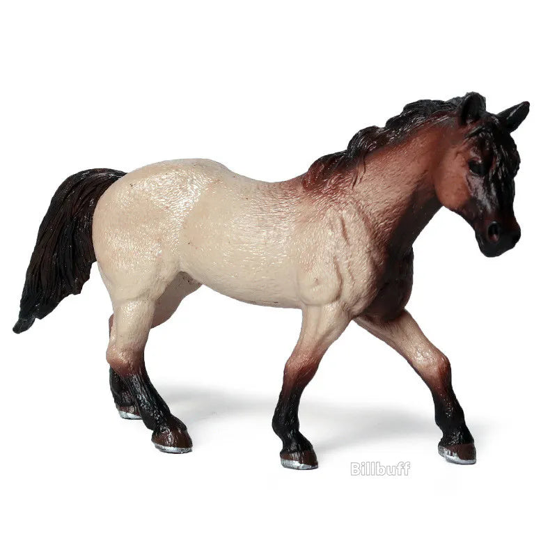 DIY Horse Race Model Horseman Farm Animal Figurines Action & Toy Figures ABS Emulation Toys for Children Christmas Birthday Gift