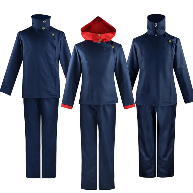 Anime-Inspired Uniform Cosplay Costume with Pants