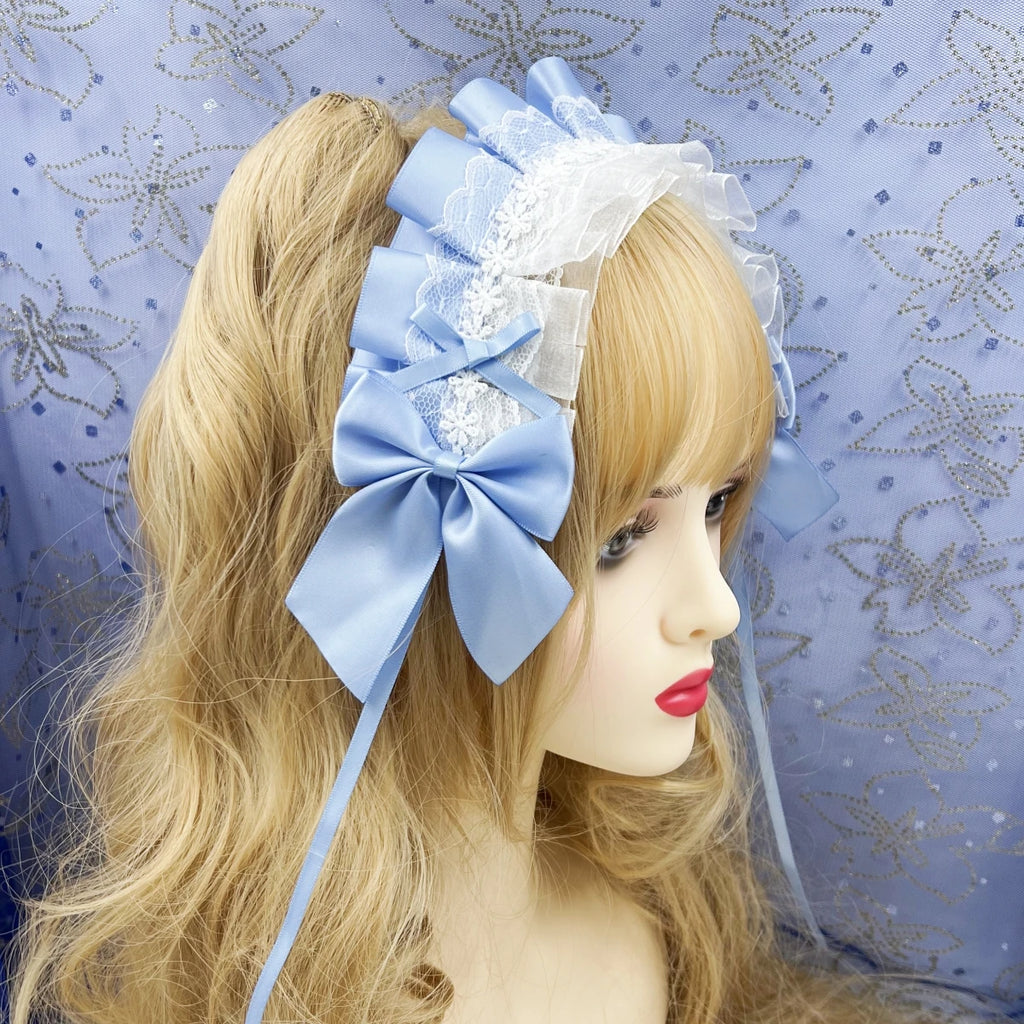 Sweet Lace Flower Maid Cosplay Headband Hair Accessory