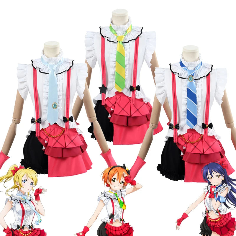 Women’s Anime-Inspired Carnival Uniform Cosplay Costume
