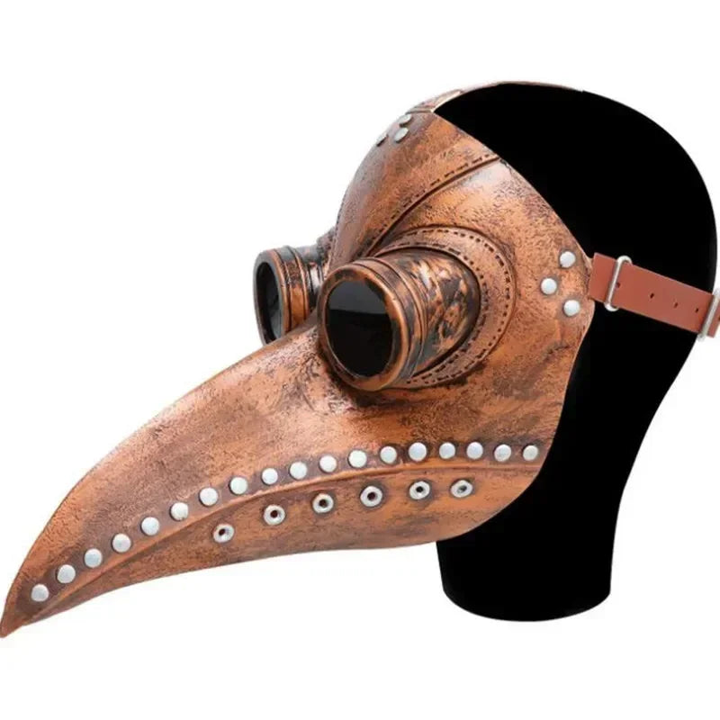 Black Plague Doctor Mask Halloween Costume Accessory
