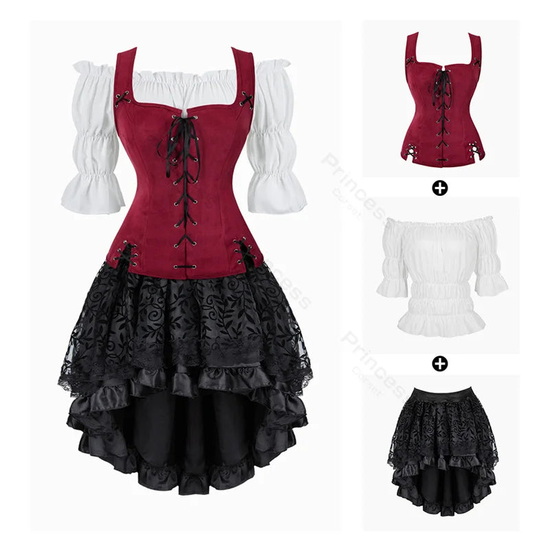 Women’s Pirate Renaissance Costume Dress