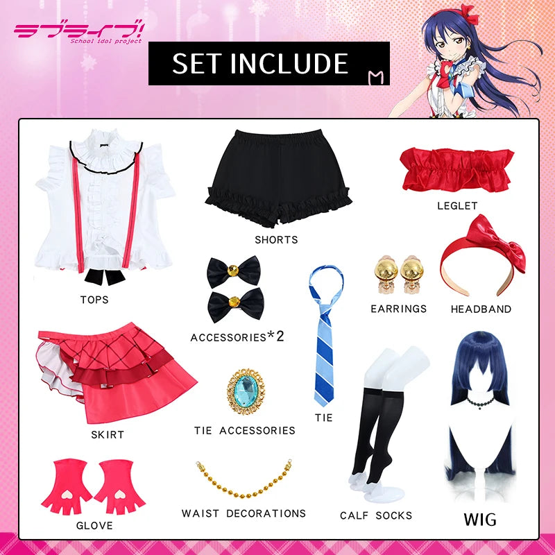 Women’s Anime-Inspired Carnival Uniform Cosplay Costume