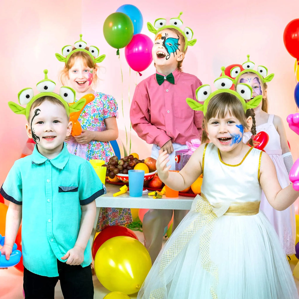 Three-Eyed Alien Headband for Kids Halloween & Theme Parties