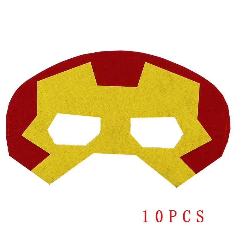 Felt Superhero Masks for Halloween, Carnival and Birthday Parties