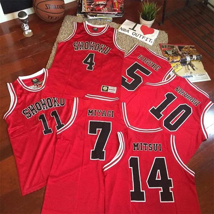 Anime-Inspired Basketball Jersey Cosplay Vest for Adults & Kids