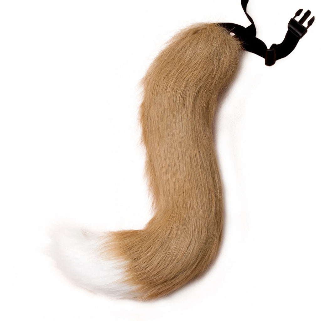 Plush Cat and Fox Tails for Cosplay and Costume Parties