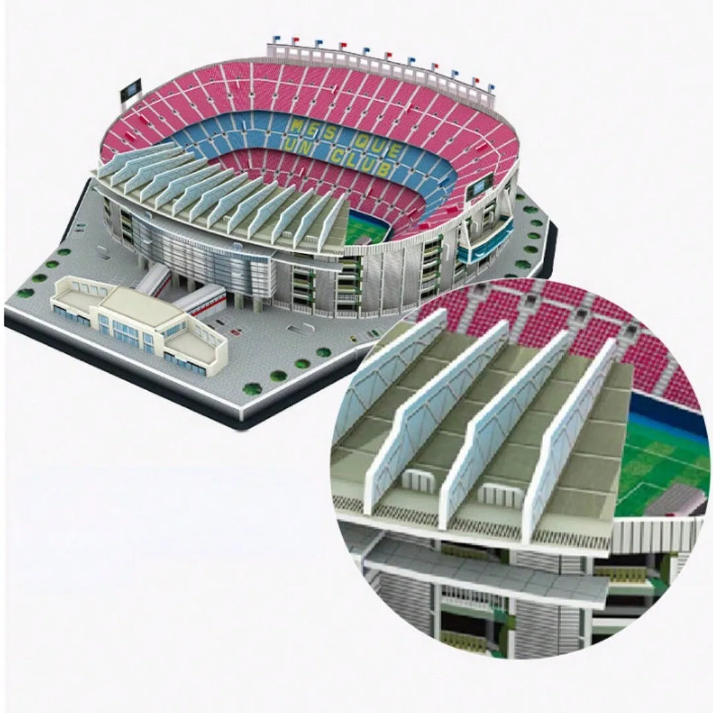 A Large 3D Paper Stadium Puzzle Model for Passionate Football Fans to Fight with Your Home Team, Halloween/Christmas Gifts