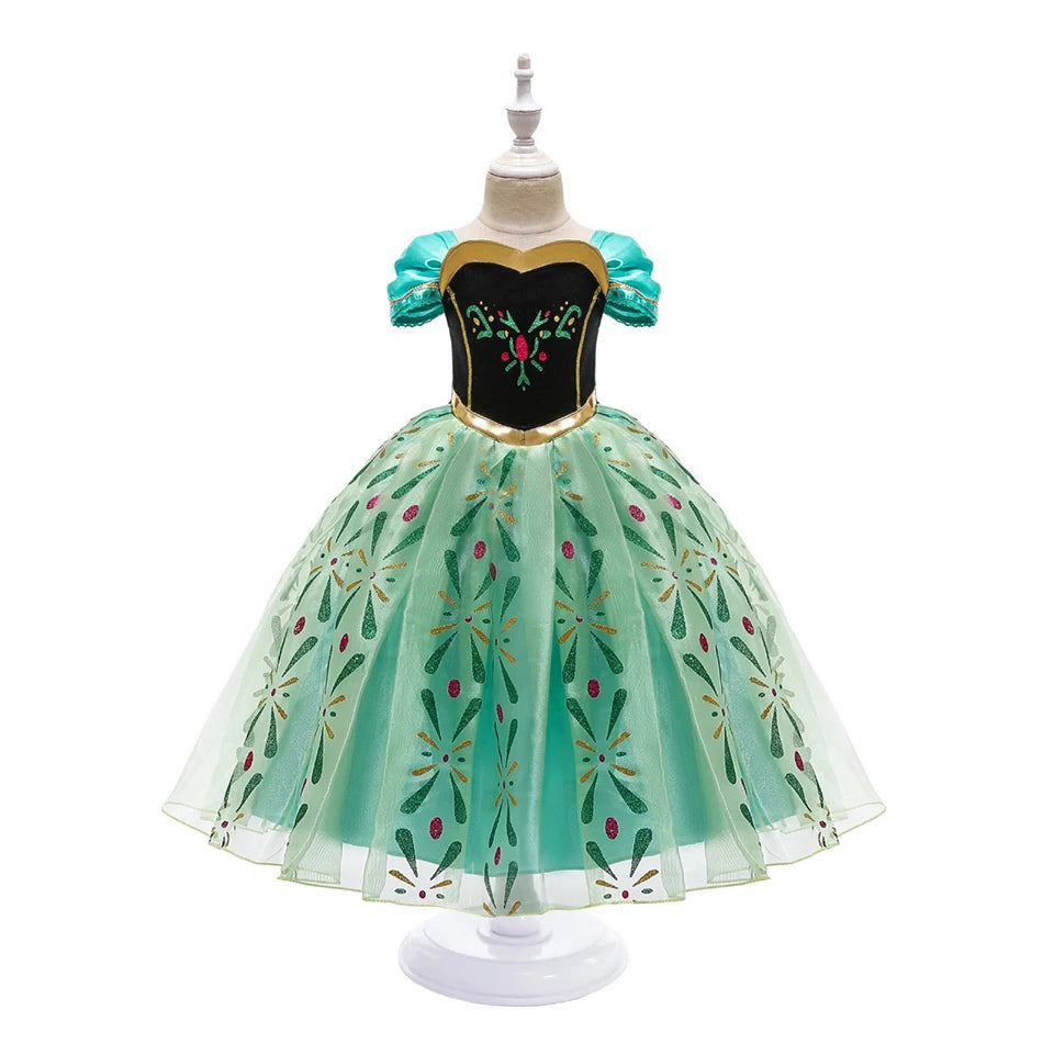 Kids Princess Costume Dress for Birthday Carnival and Parties