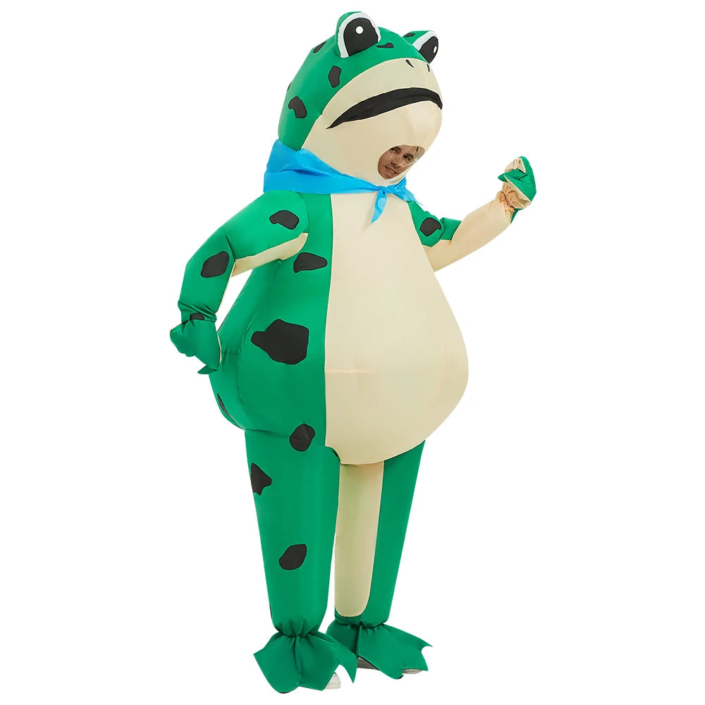 Inflatable Frog Costume Full Body Blow Up Suit